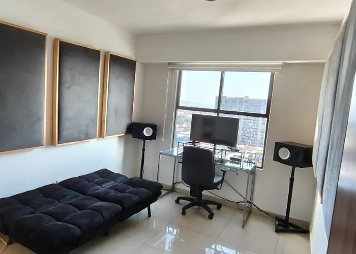 Depa-resort Centrico En Residencial 15vo Piso Cerca De Aicm Gnp Ahr Fs Apartment Mexico City
