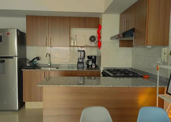 Depa-resort Centrico En Residencial 15vo Piso Cerca De Aicm Gnp Ahr Fs *